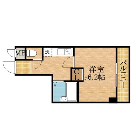 伊丹駅 徒歩4分 5階の物件間取画像